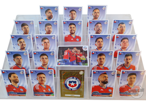 Copa America 2024 Panini - Selección Chile Completa