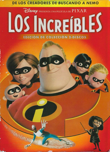 Los Increíbles Dvd Original 2 Discos Walt Disney Pixar