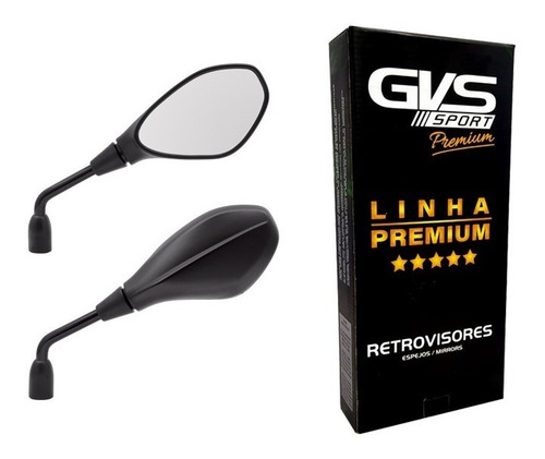 Retrovisor Honda Gvs Bmw F800 Fixo Lente Convexa Fumê
