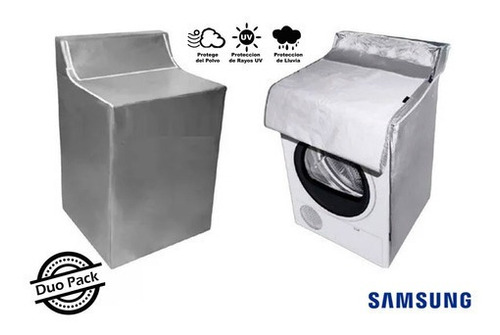 Cubierta Para Secadora Y Lavadora Samsung Set Gemelas