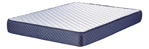 Colchon Suavestar Lujo 140x190 Espuma 2 Plazas Color Azul Y 