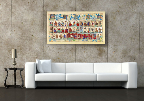 Lienzo Canvas Arte Cábala Baraja Tarot Italia 1760 80x144