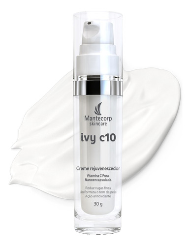 Creme Facial Rejuvenescedor Ivy C10 30g Mantecorp Skincare Dia/Noite Todo tipo de pele