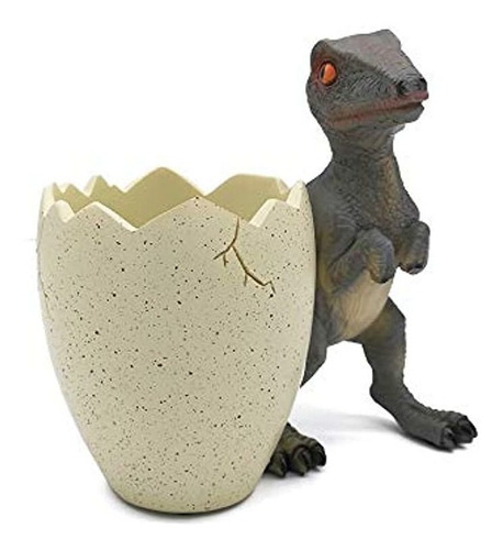 Imagen 3 de 7 de Portalápices De Huevo De Dinosaurio Velocisaurus