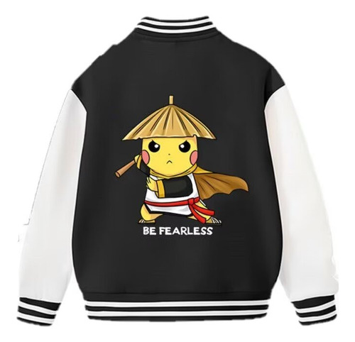 Chaqueta De Béisbol Estilo Casual Pikachu Cos Ninja Trend
