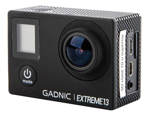 Imagen 2 de 7 de Cámara de video Gadnic SX10 4K MCDEP013 NTSC/PAL negra