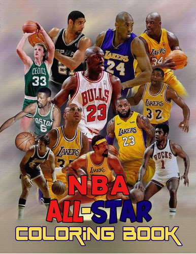Libro: Nba All Stars Coloring Book: The Greatest Basketball 