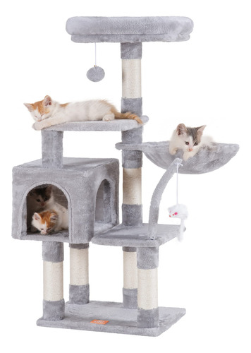 Heybly Arbol Para Gatos Con Juguete, Condominio De Torre Par