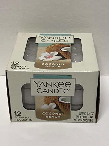 Yankee Candle Coconut Beach 12 Luces De Té