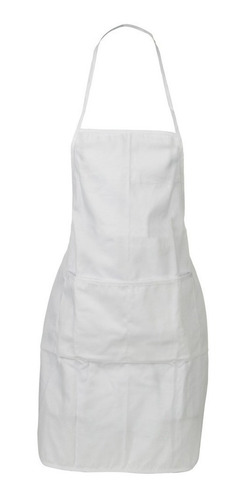 Imagen 3 de 5 de Delantal De Cocina Unisex Bengalina O Gabardina (c/ Entrega)