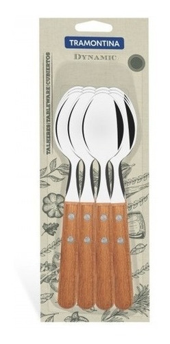 Set Juego 12 Cucharas Acero Inoxidable Dynamic Tramontina