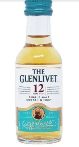 Miniatura Glenlivet 12 Años Whisky Botellita 50 Cc