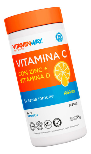 Vitamin Way Kit X3 Vitamina C Con Zinc Vit D Bebible 195g 3c