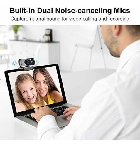 Camara Hd 1080p Microfono Usb Para Escritorio Pc Mac And