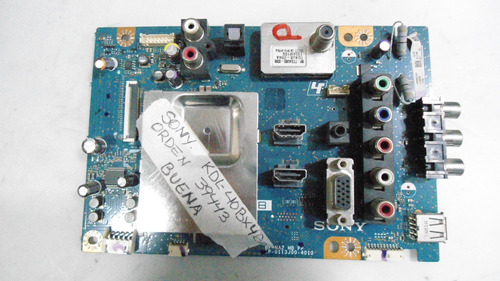 Tarjeta Main Board Para Tv-lcd Sony Modelo Kdl40bx420