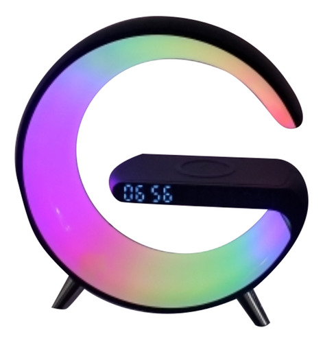 Reloj Despertador Con Luz Nocturna Rgb Con Cargador Inalámbr