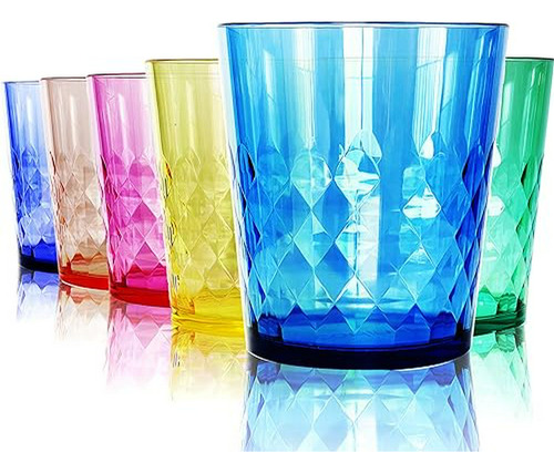 Vasos De Plástico Premium  - Set 6 Unds. Con Diseño De D