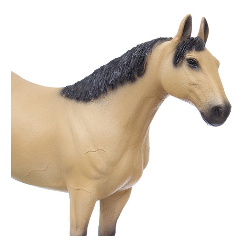 Imagem 4 de 4 de Escultura Cavalo Quarto De Milha Baio Em Resina Home Western
