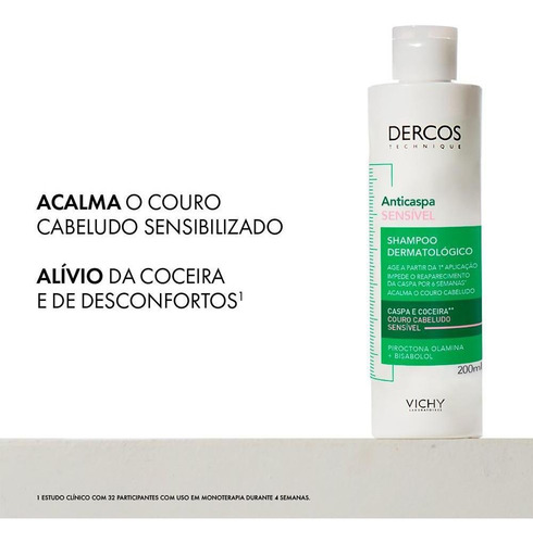 Vichy Dercos Sensitive Anticaspa Shampoo 200 Ml