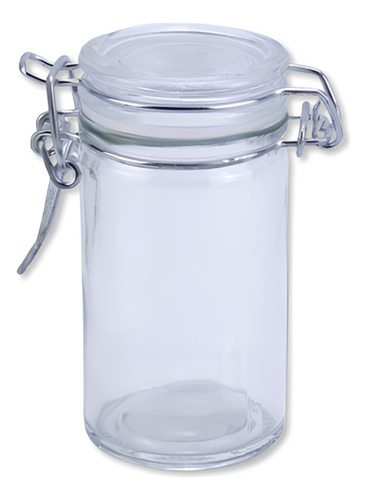 Tarro Hermético De Vidrio 100 Ml 4 Piezas