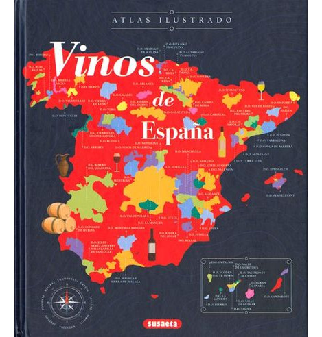 Libro Atlas Ilustrado Vinos De España