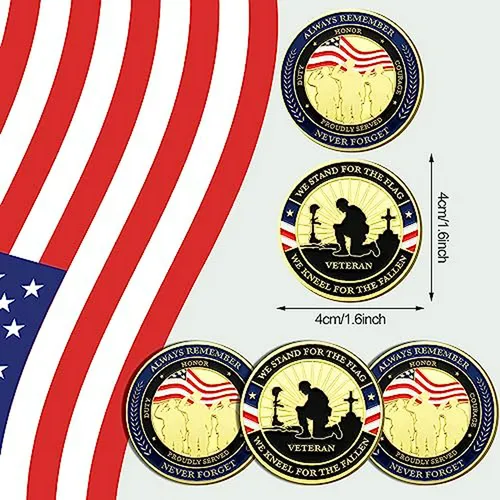 Lote De 10 Monedas Conmemorativas Militares Agradecimiento V