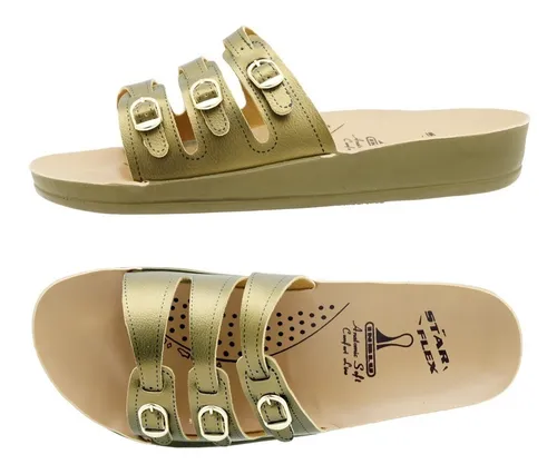 Sandália ortopédica anatômica conforto star on sale flex