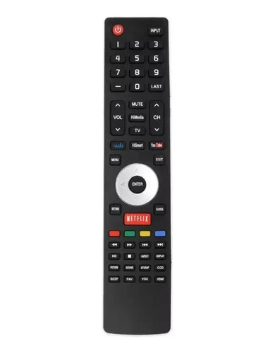 Control Remoto Hisense Tv Smart Boton Netflix Youtube /e