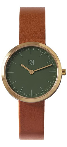 Reloj Minimalista Pequeño Para Mujer Maven De 28 Mm Con Movi