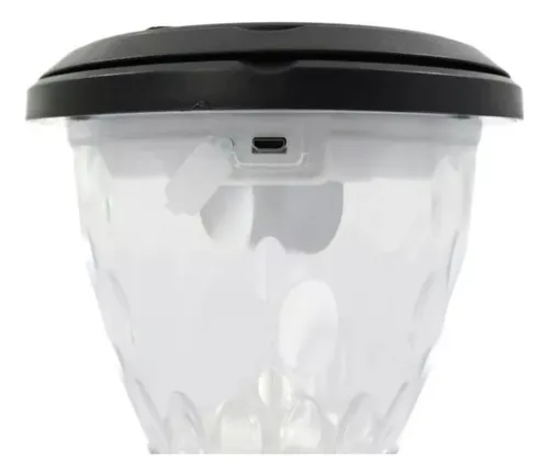 Foco Farol Led Solares Jardin O Para Pared Luz Blanco