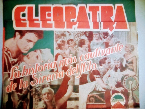 Programa De Cine Original , Cleopatra  De Cecil B. De Mille 