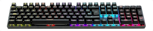 Teclado Gamer Mecanico Xtrike Me Numerico Pc Colores Gaming Color del teclado Negro Idioma Español Latinoamérica