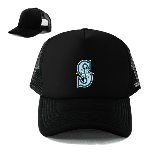 Gorra Con Malla Seattle Mariners Logo Beisbol Deportes Phg