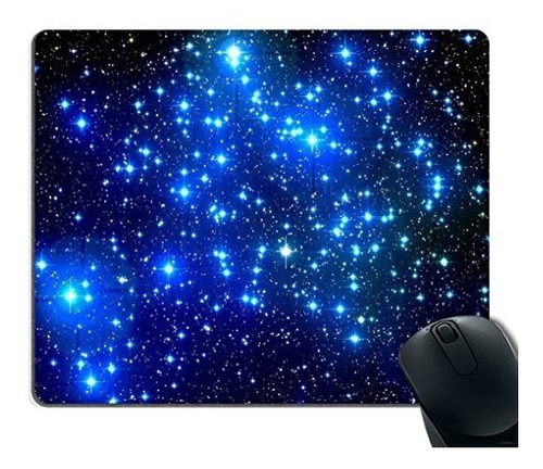Mousepad Azul Galaxia Personalizado- Antideslizante- Gaming