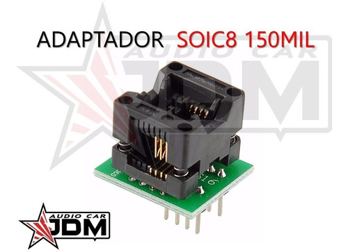 Imagen 2 de 8 de Adaptador Soic 8 Soic8 A Dip8 150mil Memorias Eeprom Jdm