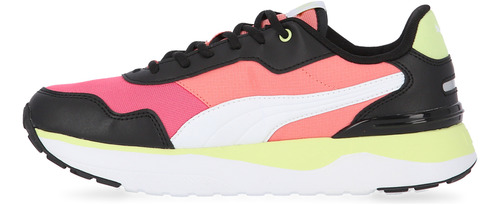 Zapatillas Urbanas Puma R78 Voyage Mujer En Rosa Y Negro | D