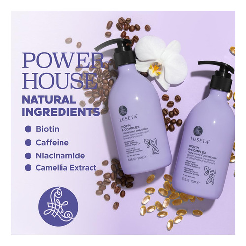 Conjunto De Shampoo E Condicionador Luseta B-complex Para O