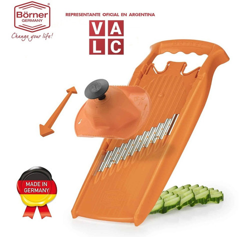 Imagen 2 de 5 de Cortador Rodajas Onduladas Rejilla Waffel Sujetador Borner