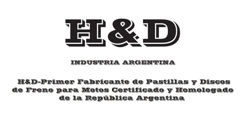 Disco De Freno Delantero Hd 8014 Honda Cbr 600 F2 - Sandin