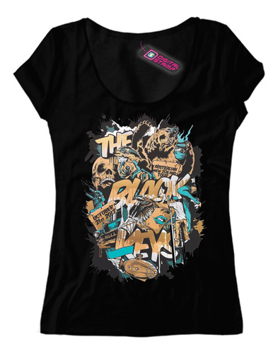 Remera Mujer The Black Keys Rp439 Dtg Premium