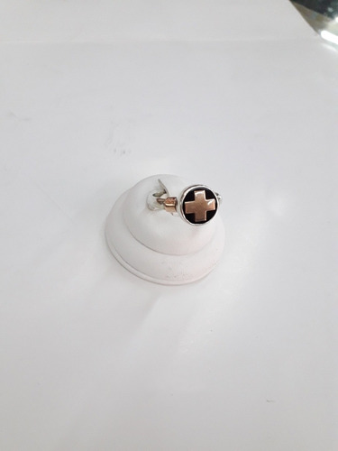 Anillo Enfermera En Plata Y Oro Con Onix