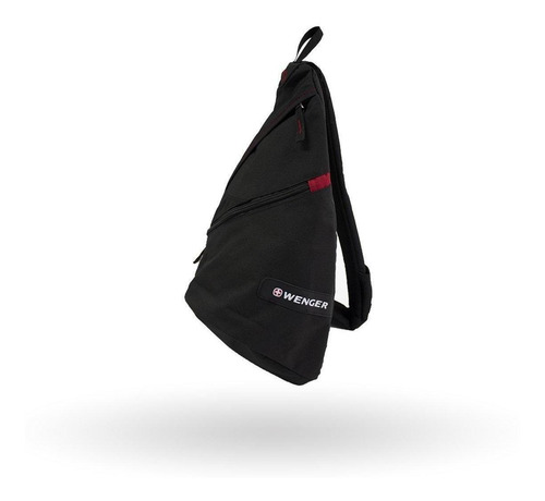 Imagen 2 de 4 de Wenger Mini Bandolera Color Negro / Sa18302130