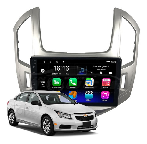 Auto Radio Android Chevrolet Cruze 2012-2015 1gb + 16gb