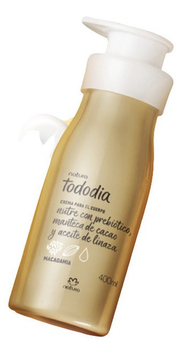 Natura Tododia Crema Nutritiva De Macadamia 400 Ml + Envio