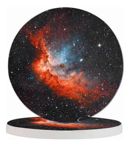 Posavaso Mesa Para Bebida Galaxia Espacial Via Lactea Polvo