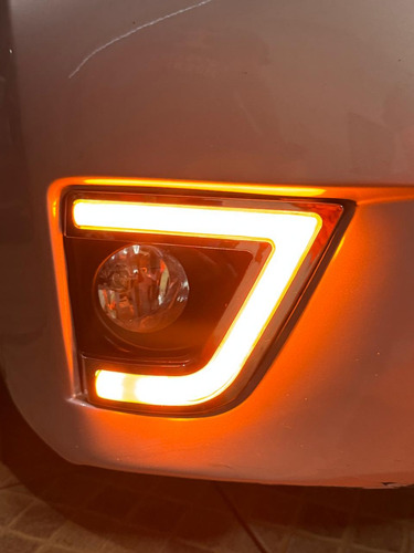 Luz Led C/ Moldura L/r Com Seta E Drl Para Corolla 15 Ao 17