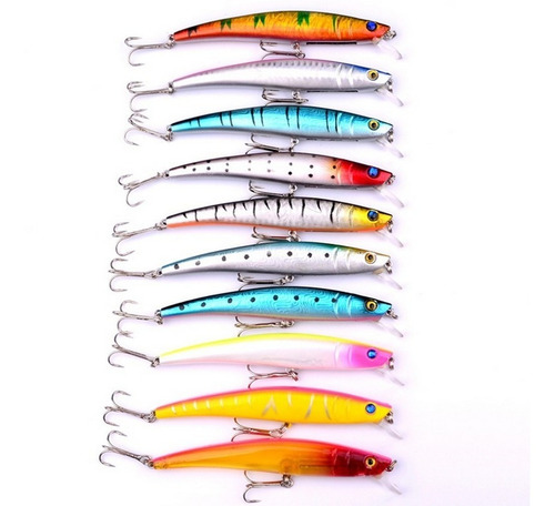 Imagen 4 de 10 de 10 Señuelos De Pesca Rapala Minnow 11.5cm Lenguados Corvinas
