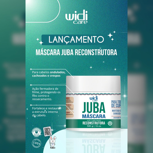 Produtos de Beleza Widi Care Juba hidratação, nutrição, reconstrução, definição dos cachos de 2L 2kg