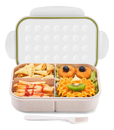 Caja Bento Miss Big® Para Niños, A Prueba De Fugas, 1150ml