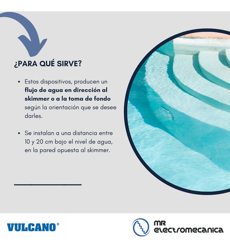 Imagen 2 de 10 de Retorno De Aro Blanco Para Pileta Hormigón Vulcano 117003